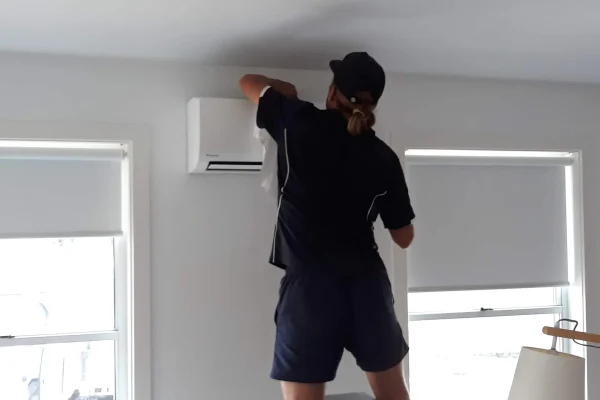Deep Blue Split System AC Install